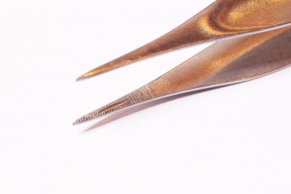 Ketama Splitterpinzette – Spitze Pinzette Aus Edelstahl, 9,2 Cm, Zur Splitterentfernung
