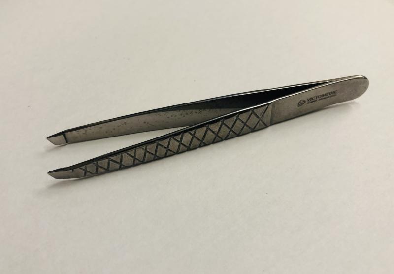 Augenbrauenpinzette Klassik Steel gekreuzt
